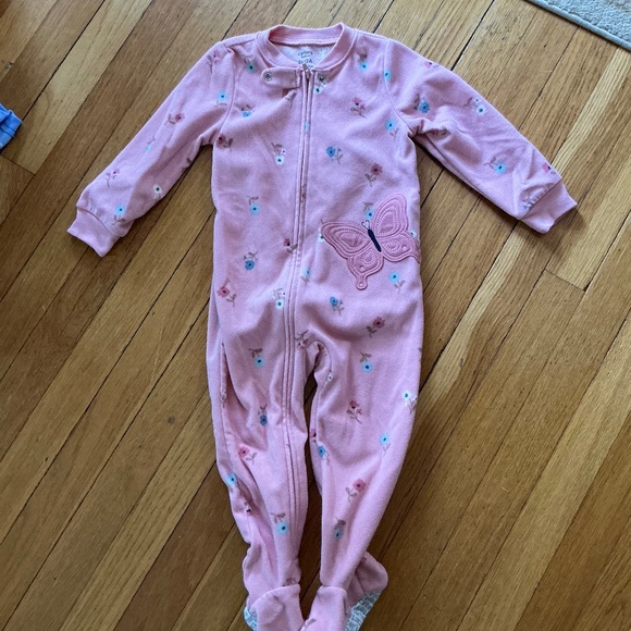 Carter’s Bundle of 3 Loose Fit Long-Sleeve 1-Piece Pajamas size 2T EUC - Picture 3 of 16